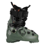 Atomic Hawx Prime 120 S Boa Boot - Black ski boot with a black strap and orange accents.