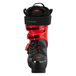 Atomic Hawx Prime 110 S Boa Ski Boot 2025 - Black ski boot with red accents and a black strap on the side.