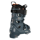 Atomic Hawx Magna 120 S 2025 Ski Boots - A dark gray ski boot with a black strap and orange stitching, featuring a distinctive "HAWX" logo on the side.