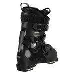 Atomic Women's Hawx Prime 85 Boa Boot - Black ski boot with a sleek, modern design and silver accents on the side.