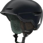 Atomic Revent Helmet 2025 - Matte black helmet with a sleek, aerodynamic design and ventilation system visible on top.