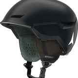 Atomic Revent Helmet 2025 - Matte black helmet with a sleek, aerodynamic design and ventilation system visible on top.