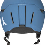 Atomic Revent Helmet 2025 - A matte black helmet with a white logo on the side and ventilation holes at the top.
