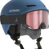 Atomic Revent Helmet 2025 - Matte black helmet with a sleek, aerodynamic design and ventilation system visible on top.