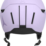 Atomic Revent Helmet 2025 - A white helmet with a black chin strap and ventilation holes on top.