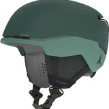 Atomic Four Amid Helmet 2025 - A dark green helmet with a matte finish, featuring a sleek design and adjustable straps.
