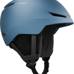 Atomic Revent Lite+ Helmet 2026 - A matte blue helmet with a sleek, aerodynamic design and ventilation holes on top.