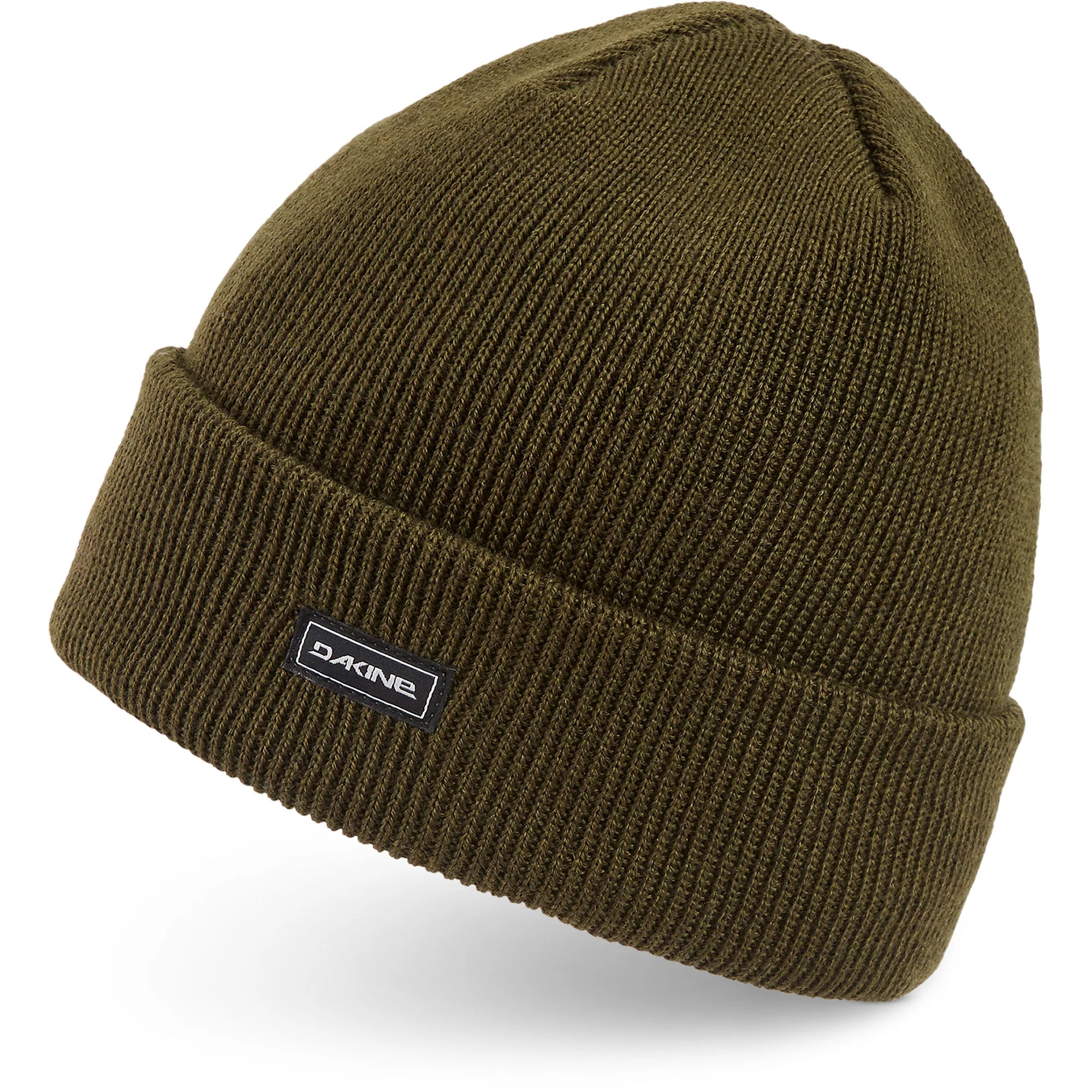 Dakine Andy Merino Beanie 2025 - A dark brown beanie with a black label featuring white lettering that reads "DAKINE".