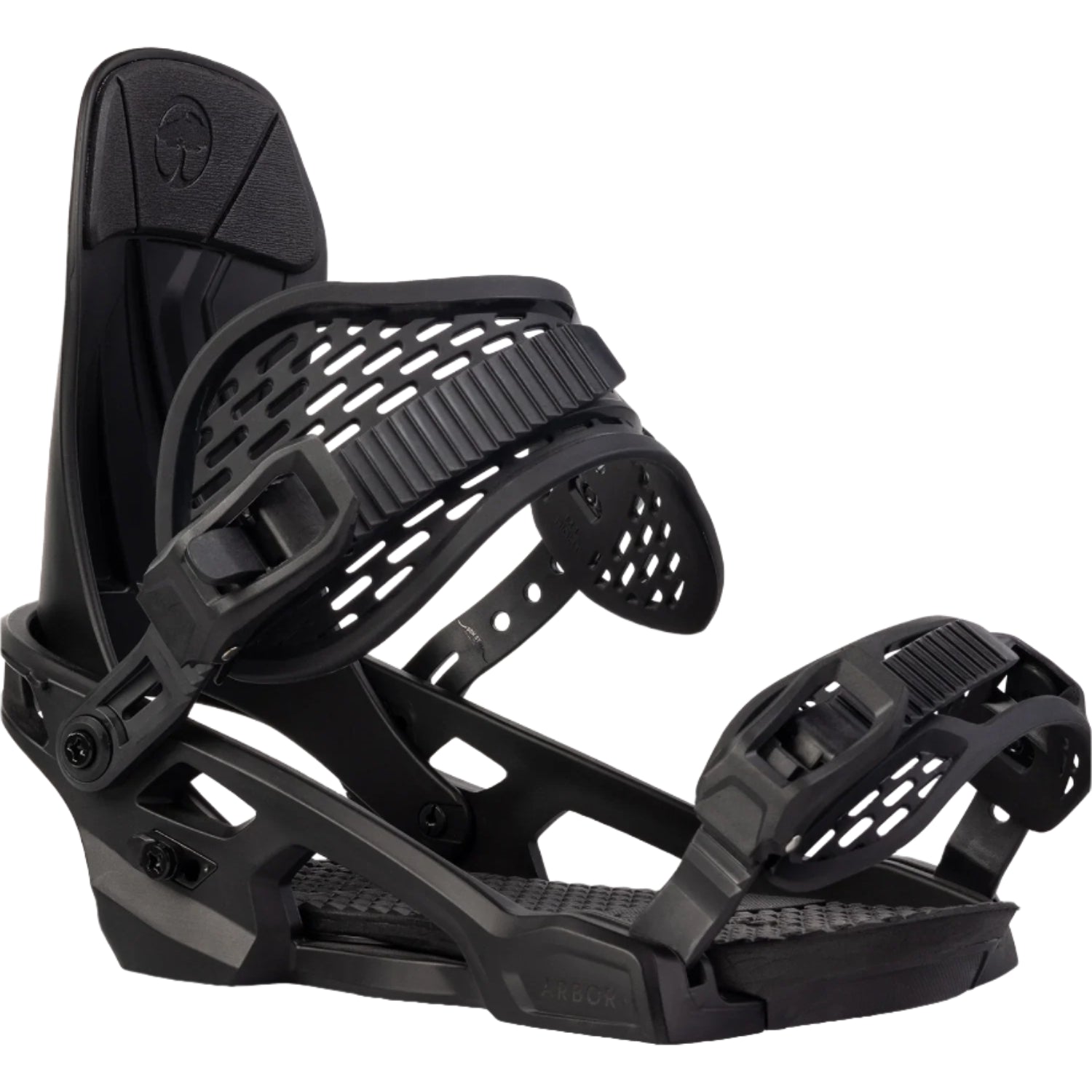 burton bindings on arbor snowboard Arbor Spruce Snowboard Bindings Black L