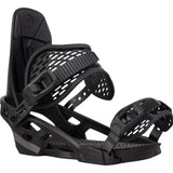 Arbor Spruce Bindings - 2026 bindings with black straps and buckles, set against a white background.
