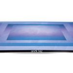 Nitro Junior's Arial Snowboard 2026 - A blue snowboard with a white border and a purple rectangle in the center.