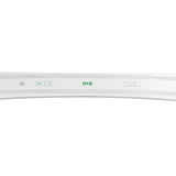 Sims ATV Snowboard 2025 - White snowboard with green logo on top.