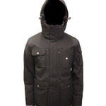 Turbine Altitude Insulated Jacket - A black insulated jacket with a high collar and zippered pockets on both sides of the chest.