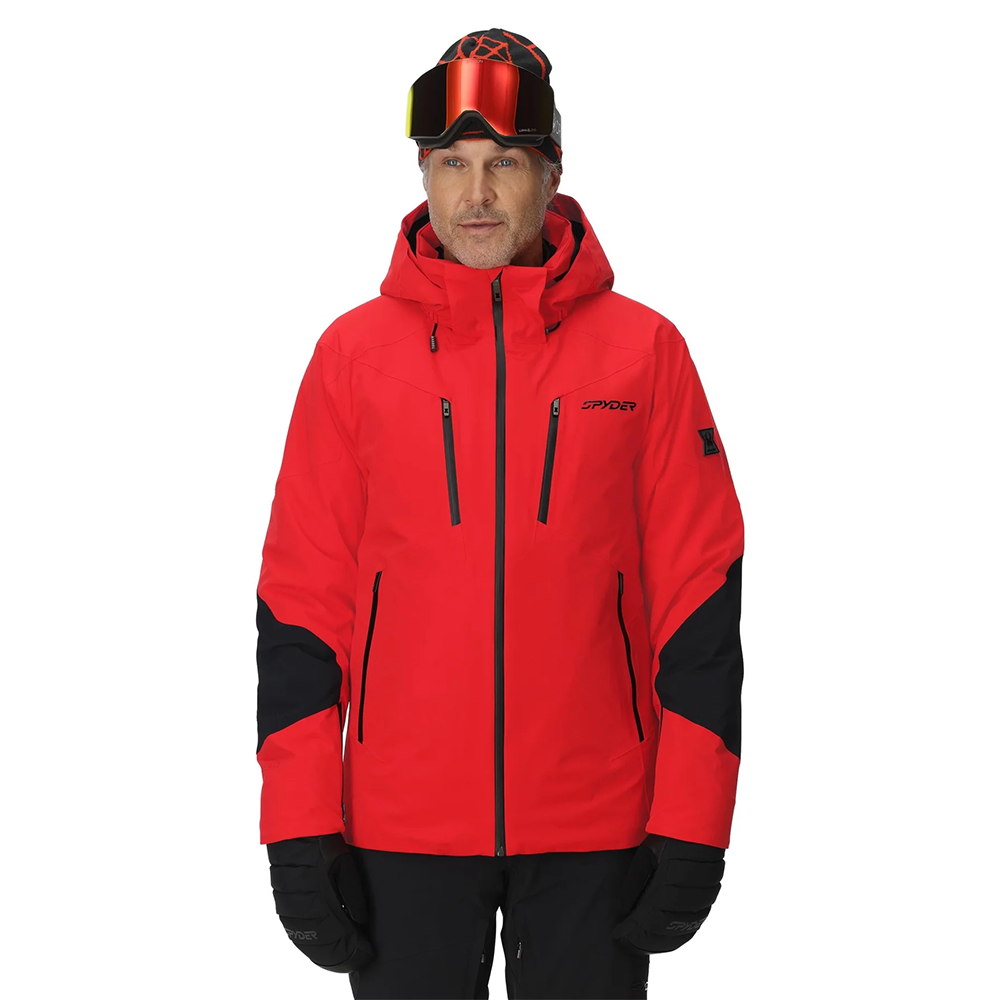 Spyder - Giacca con cappuccio costante da uomo, con cerniera, colore Spyder - Giacca con cappuccio costante da uomo, con cerniera, colore