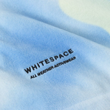 Whitespace Apres Polar Fleece Zip Jacket 2024 - A light blue fleece jacket with a zip closure and two pockets on either side.