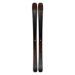Armada Declivity 88 C Skis 2024 - A pair of skis with a dark brown base and red accents, featuring a subtle pattern on the top sheet.