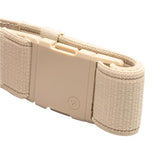 Arcade Atlas Stretch Belt 2025 - Beige belt with a stretchy material and a small circular logo on the front.
