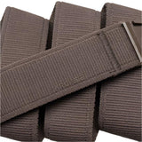 Arcade Atlas Stretch Belt 2025 - Brown belt with a subtle grid pattern on its surface.