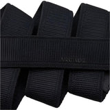 Arcade Atlas Stretch Belt Slim 2025 - Black stretch belt with a textured weave pattern and elasticated ends.