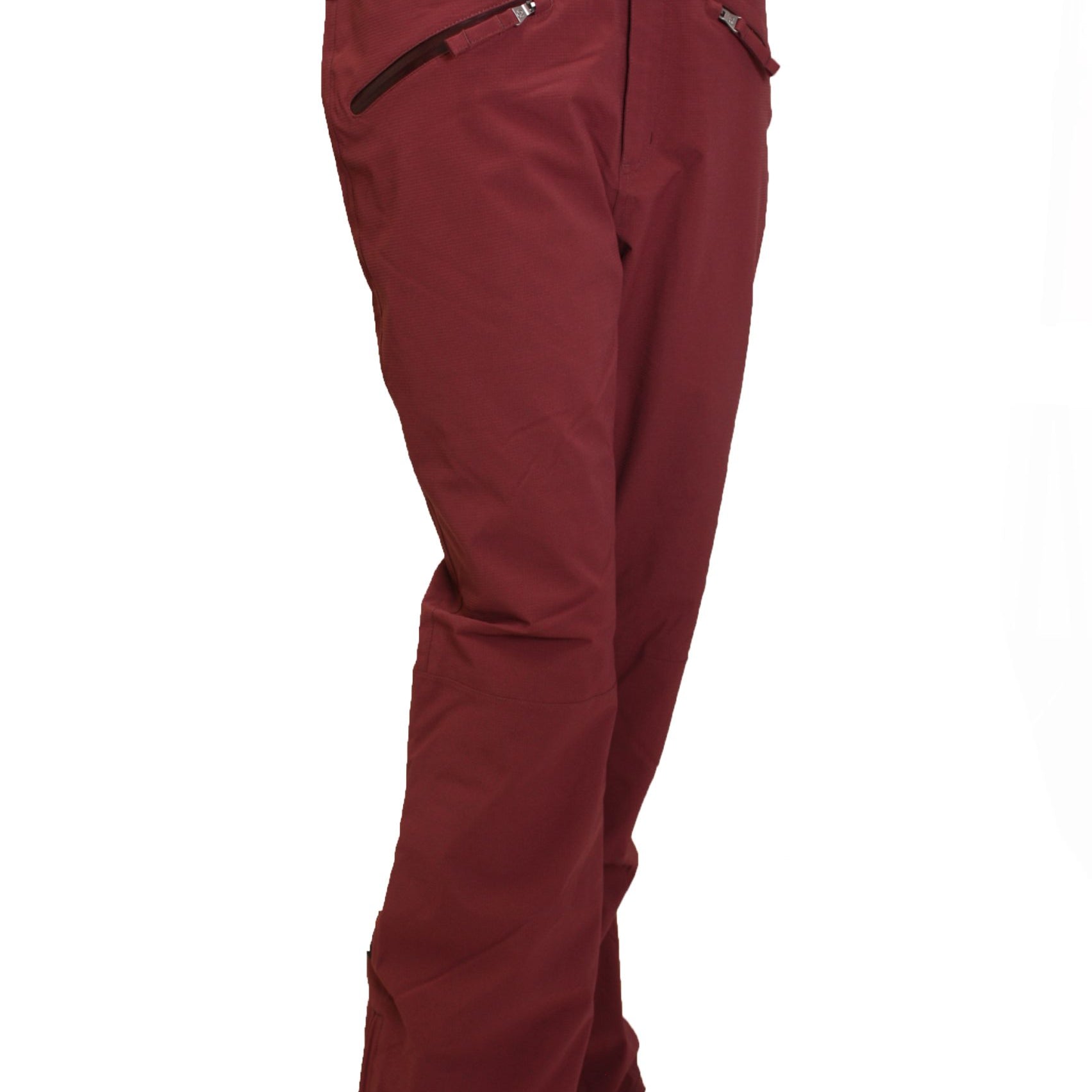 Turbine Women's Aura II Shell Pant - 2025 pant in black with silver zippers and a zippered pocket on the side.