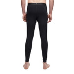 Le Bent Core Lightweight Bottom Base Layer 2025 - A pair of black base layer bottoms with a thin elastic waistband and a small white logo on the left hip.