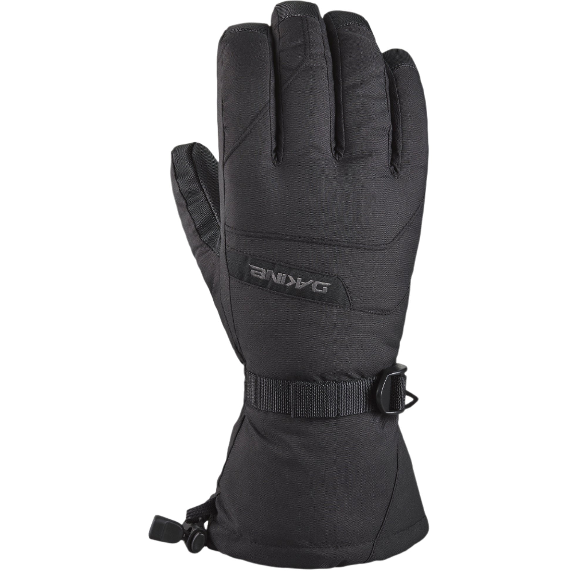 Dakine Blazer Glove 2025 - A black glove with a textured pattern on the palm and fingers, featuring a strap at the wrist.