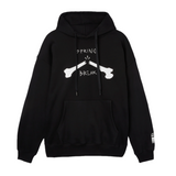 CAPiTA Bones Hoodie 2026 - A black hoodie with a white graphic of two crossed bones, featuring the word "Bones" written in stylized font above them.