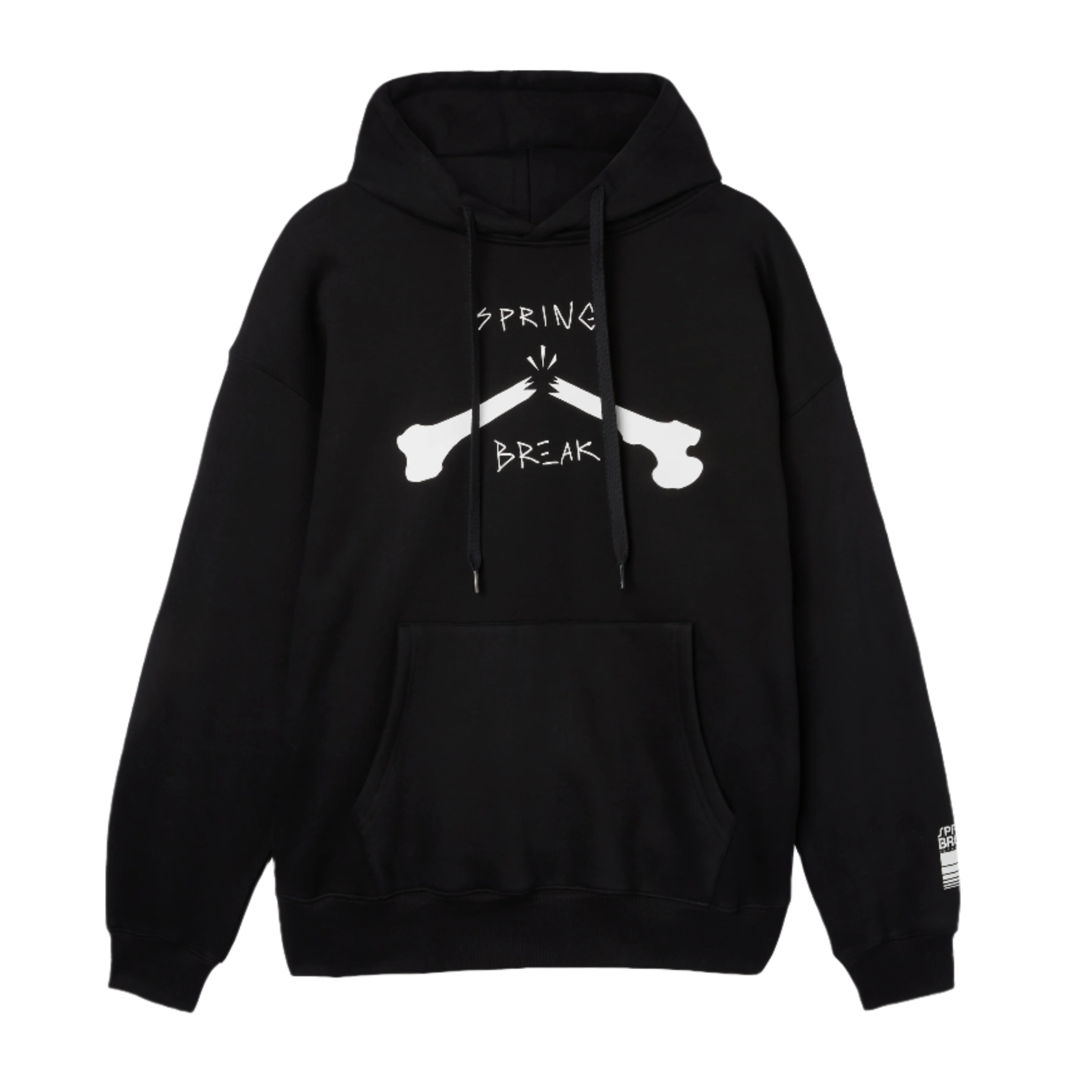CAPiTA Bones Hoodie 2026 - A black hoodie with a white graphic of two crossed bones, featuring the word "Bones" written in stylized font above them.
