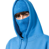 Bataleon 2 Way Beanie 2025 - A royal blue beanie with a black stripe on the cuff and a small logo embroidered in white near the hem.