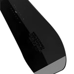 Bataleon Beyond Medals Snowboard 2025 - A black snowboard with a small white logo on top and a gray stripe at the bottom.