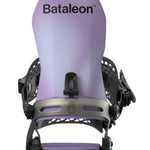 Bataleon Women's Etna VT Snowboard Binding 2025 - A purple snowboard binding with a textured surface and black buckles.