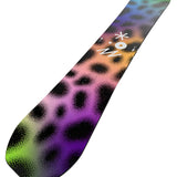 Bataleon Fun Kink Snowboard 2025 - A snowboard with a black base and white lettering that reads "Fun Kink" on top of it.
