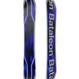 Bataleon Goliath Snowboard 2025 - A blue snowboard with a grid pattern and gray accents on the top and bottom edges.