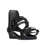 Bataleon Women's Gata Snowboard Bindings 2025 - Black bindings with a sleek, modern design and adjustable straps.