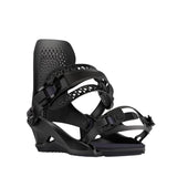 Bataleon Women's Gata Snowboard Bindings 2025 - Black bindings with a sleek, modern design and adjustable straps.