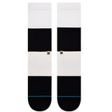 Spectrum 2 Bblend C Sock - A pair of black and white socks with a blue stripe at the top.
