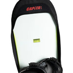 CAPiTA Snowboard Sleeve 2026 - A black snowboard sleeve with a white logo and red lettering that reads "CAPiTA".