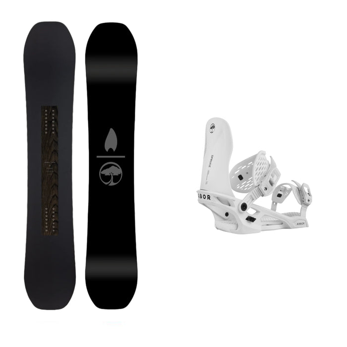 Arbor Candle Rain Snowboard with Arbor Spruce Binding 2025