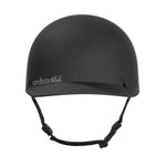 Sandbox Classic 2.0 Brain Bucket Helmet 2025 - A black helmet with a white logo on the front and side straps.