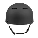 Sandbox Classic 2.0 Brain Bucket Helmet 2025 - A matte black helmet with a smooth, glossy finish and two small vents on top.