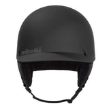 Sandbox Classic 2.0 MIPS Helmet 2025 - A black helmet with a white Sandbox logo on the front and a white MIPS sticker on the side.