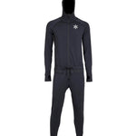 Airblaster Classic Ninja Suit 2025 - Black snowsuit with a white star logo on the chest.