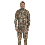 Airblaster Classic Ninja Suit 2025 - Black full-body suit with a ninja mask and hood, featuring a black-and-white camouflage pattern.