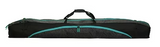 Destiny Double Padded Ski Bag 2023 - A black bag with a zippered top and two handles, featuring a subtle pattern of diagonal stripes in dark gray.
