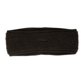 Black headband on a white background