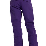 Burton Covert 2.0 2L Pants 2025 - Dark-colored snow pants with a subtle pattern on the left leg, featuring two zippered pockets and a belt loop at the back.