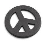 Crab Grab Peace of Foam Stomp Pad 2025 - A round, black foam pad with a peace sign cutout in the center.
