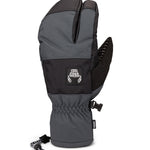 Crab Grab Men's Freak Trigger Mitt - A black mitt with a white logo on the wrist strap and a textured palm.