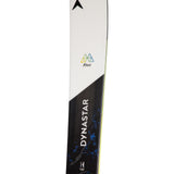 Dynastar M-Free 99 Skis 2025 - White skis with black and blue marbling on the tail.