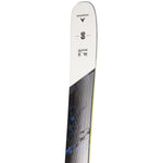 Dynastar M-Free 90 Skis with XP11 Bindings - A pair of skis with a white top and black bottom, featuring blue accents on the bindings.